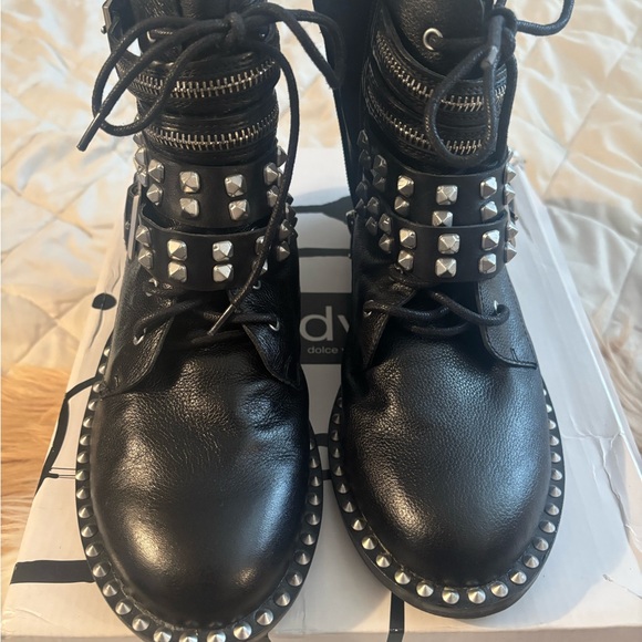 Dolce Vita Shoes - Dolce Vita Stirling Black Studded Boots